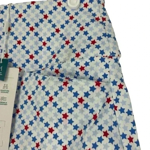 LADY HAGEN SKORT WOMENS S 17” MULTI PLAID TUMMY CONTROL TENNIS GOLF ACTIVE NWT - Picture 3 of 15